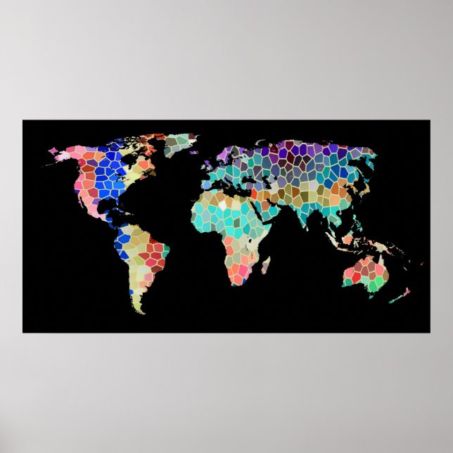 Póster El mundo en negro (Frente)