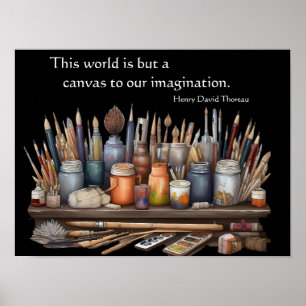 Póster El mundo es sólo un lienzo