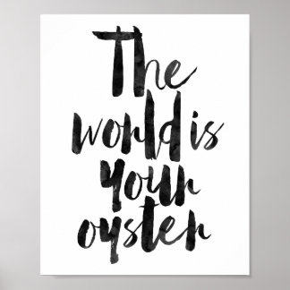 Póster El mundo es tu ostra