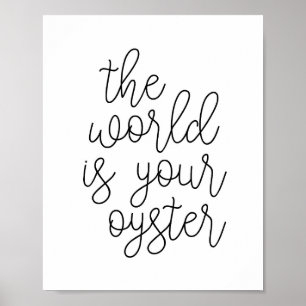 Póster El mundo es tu ostra