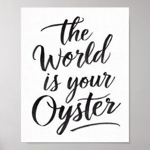 Póster El mundo es tu ostra