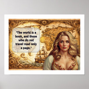 Póster El mundo es un libro
