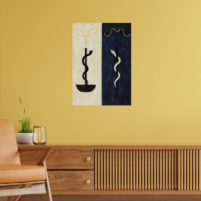 Póster El mundo espiritual, n° 57 de 1915, por Anna Casse (Salón 2)