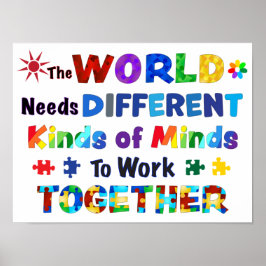 Póster El mundo necesita diferentes clases de mentes
