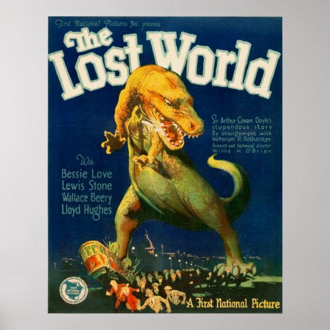 Póster El mundo perdido (película silenciosa de 1925) (Frente)