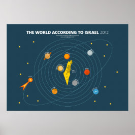 Póster El mundo según Israel