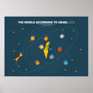 Póster El mundo según Israel