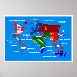 Póster El mundo según los europeos poster