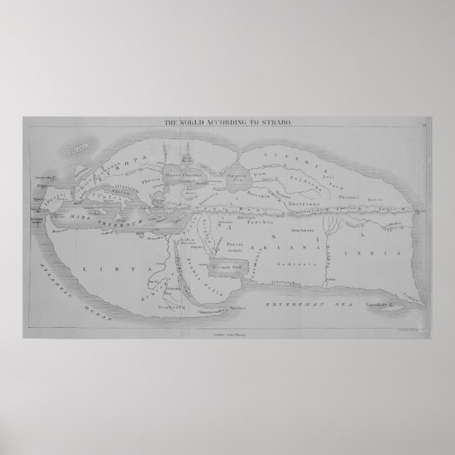 Póster El mundo según Strabo (Frente)