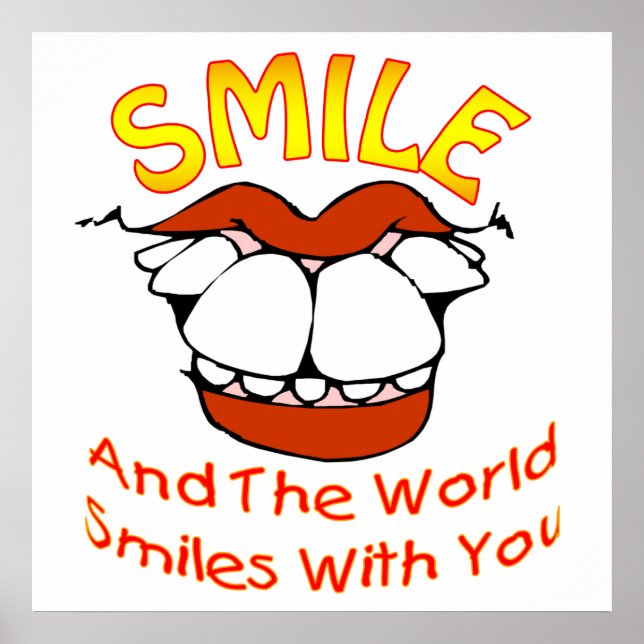 Póster El mundo sonríe contigo (1) (Frente)