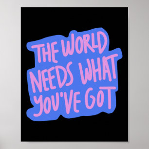 Póster El mundo te necesita 1