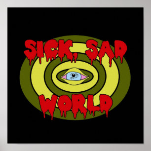 Póster El mundo triste
