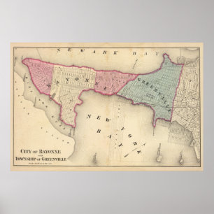 Póster El municipio de Bayona Greenville