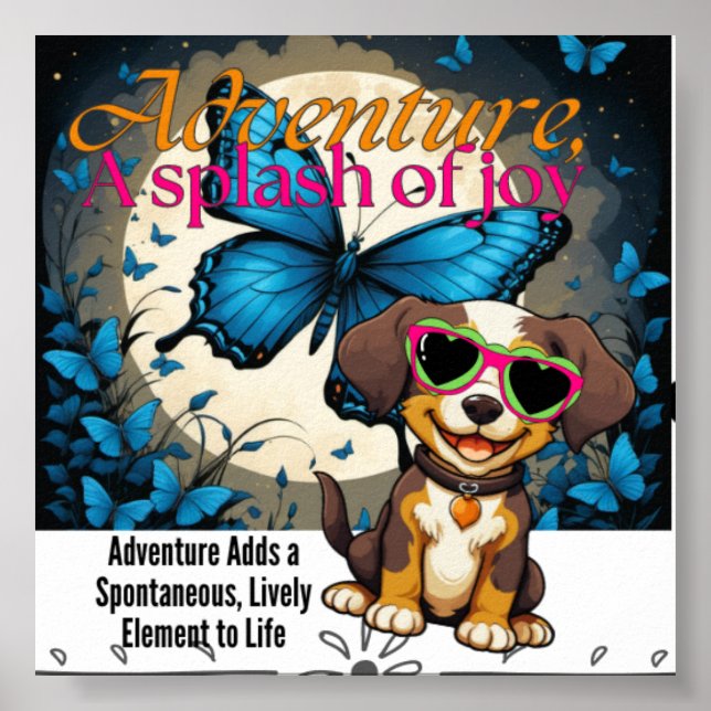 Póster El muro de acción de gracias Art Deco (Frente)