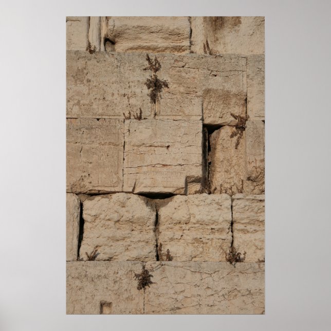 Póster El muro occidental, Jerusalén (Frente)