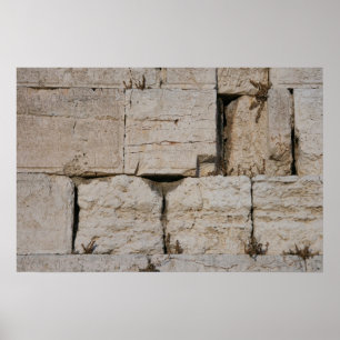 Póster El muro occidental, Jerusalén