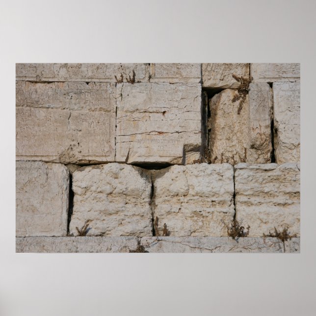 Póster El muro occidental, Jerusalén (Frente)