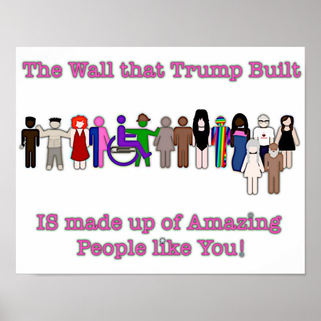Póster El muro que construyó Trump (Frente)