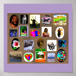 Póster El MUSEO Zazzle Gibney MI Poster ART1 Poster
