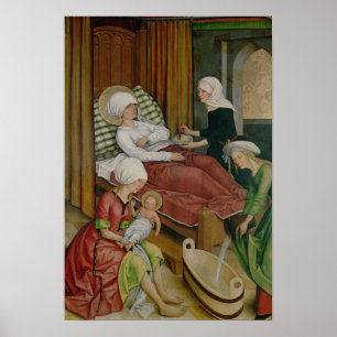 Póster El nacimiento de la Virgen, c.1500