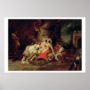 Póster El nacimiento de María, c.1753 (aceite sobre lienz