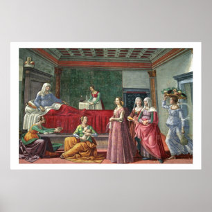 Póster El nacimiento de St. John el baptista (fresco)