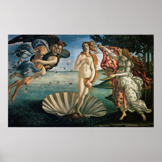Póster El nacimiento de Venus (Frente)