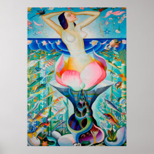 PÓSTER EL NACIMIENTO DE VENUS