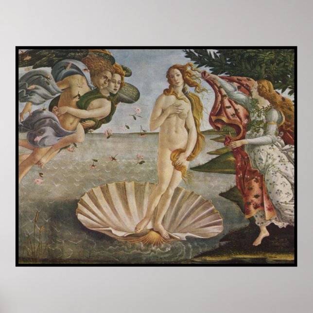 Póster El nacimiento de Venus (Frente)