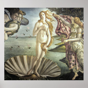 Póster "El nacimiento de Venus" de Sandro Botticelli