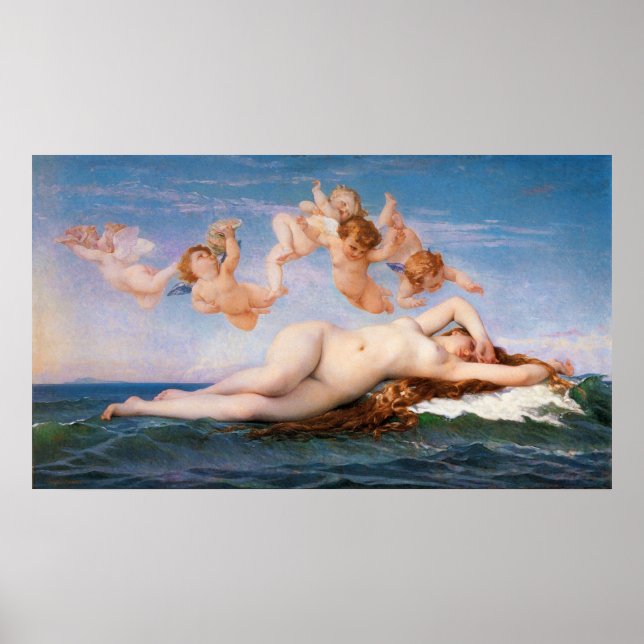 Póster El nacimiento de Venus por Alexandre Cabanel de 18 (Frente)