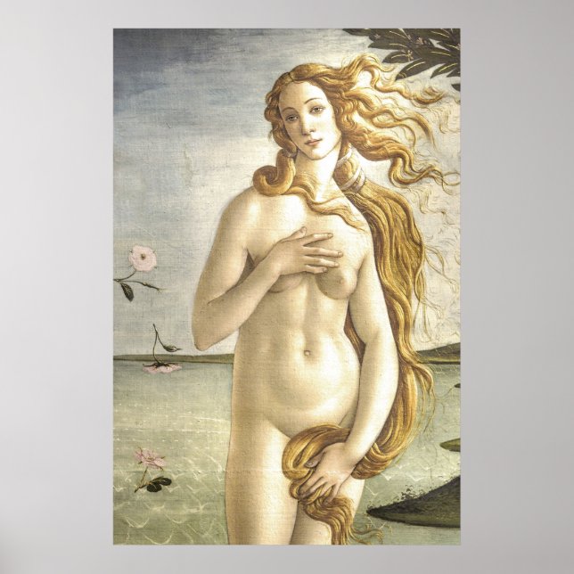 Póster El nacimiento de Venus por Sandro Botticelli (Frente)