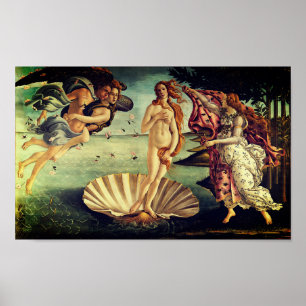 Póster El nacimiento de Venus - Sandro Botticelli Poster