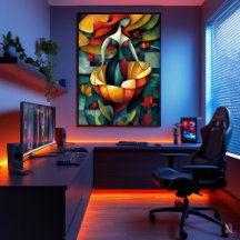 El nacimiento de Venus: visión cubista minimalista