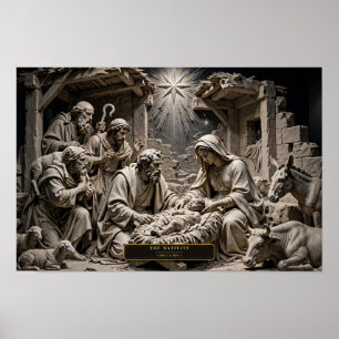Póster El Nacimiento — Mármol del Renacimiento