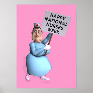Póster ¡El nacional feliz cuida semana!