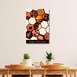 Póster ¡El Naranja De Hexagons Es Todo Lo Que Tengo! Pers