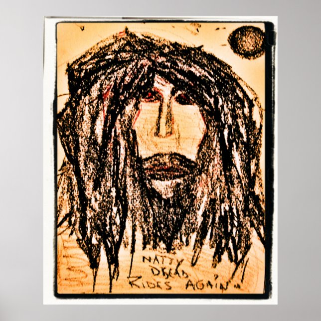 Póster el natty dread cabalga de nuevo (Frente)