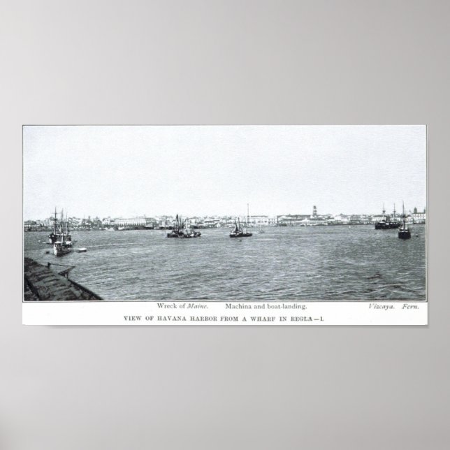 Póster El naufragio de USS Maine (Frente)