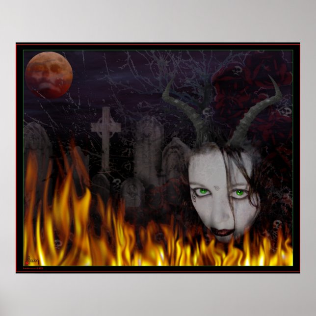 Póster El Necromancer del Diablo (Frente)