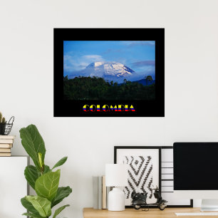 Póster El Nevado del Tolima Colombia Poster