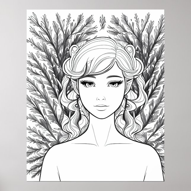 Póster El ninfa de la naturaleza (Frente)