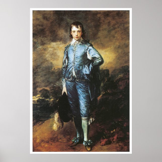 Póster El niño azul, c. 1770 Thomas Gainsborough (Frente)