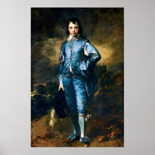 Póster El niño azul de Thomas Gainsborough