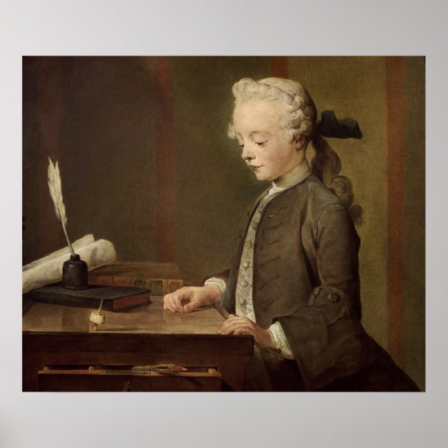 Póster El niño con un tetotum (Frente)