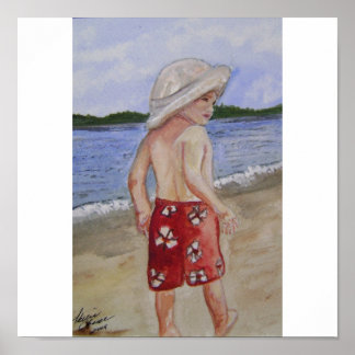 Póster El niño de la playa