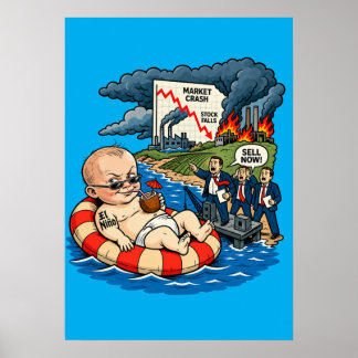 Póster El Nino Natural Disaster Poster