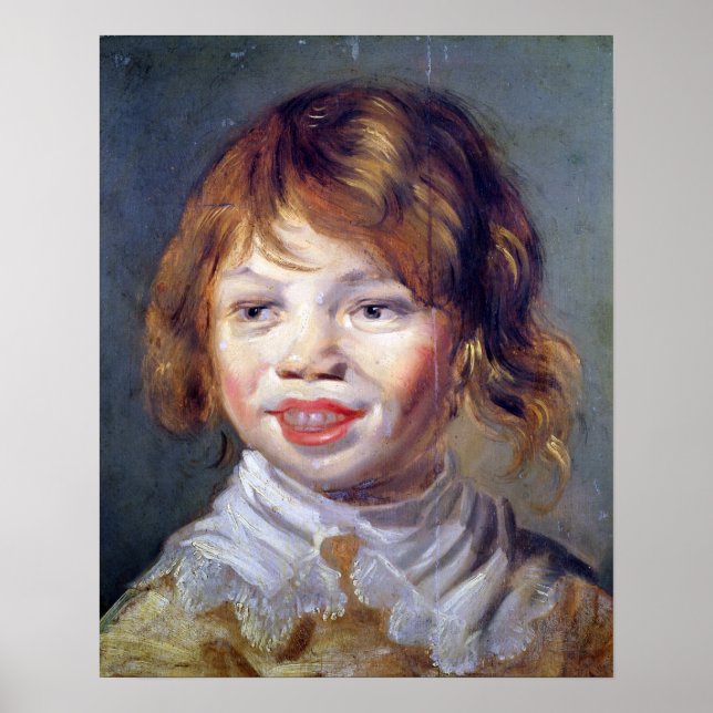 Póster El niño riéndose (Frente)