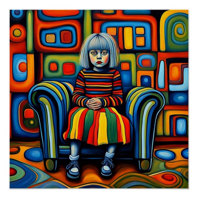 Póster El niño triste (Anverso)