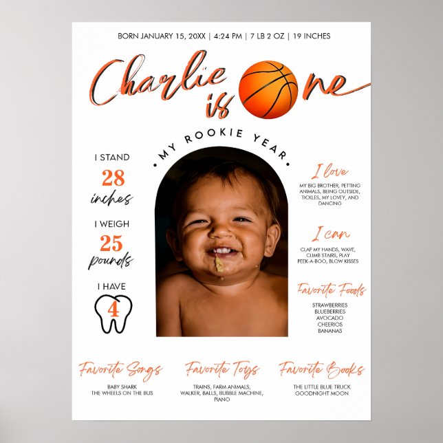 Póster El novato del baloncesto en el primer año (Frente)